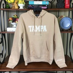 NWT Kittenish TAN BLUSH Women's XL SOFT CUDDLY Pullover Hoodie TAMPA FLORIDA